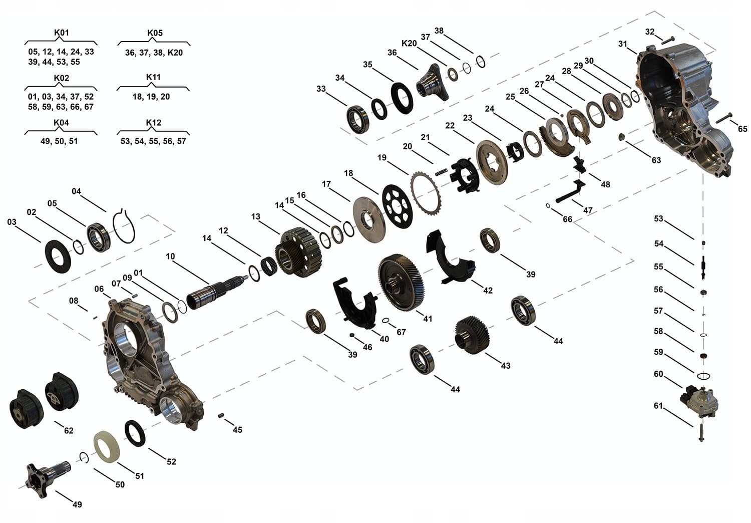 Brida Caja de Cambios Vtg ATC35L BMW xDrive 27107645468 nuevo 4