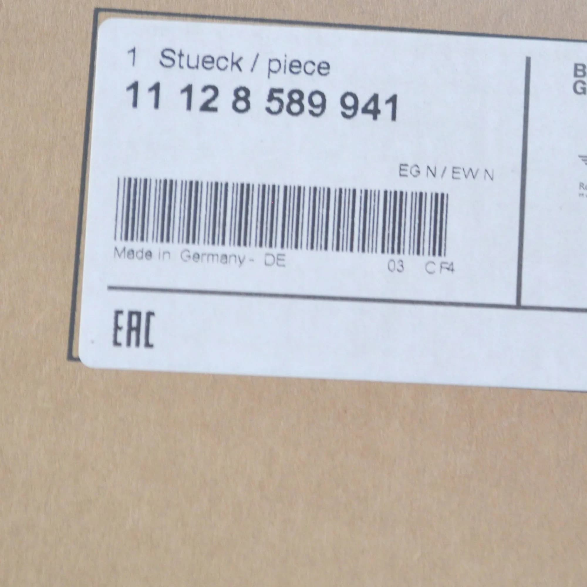 Tapa de válvulas BMW 1 F21 11128589941 nuevo 8