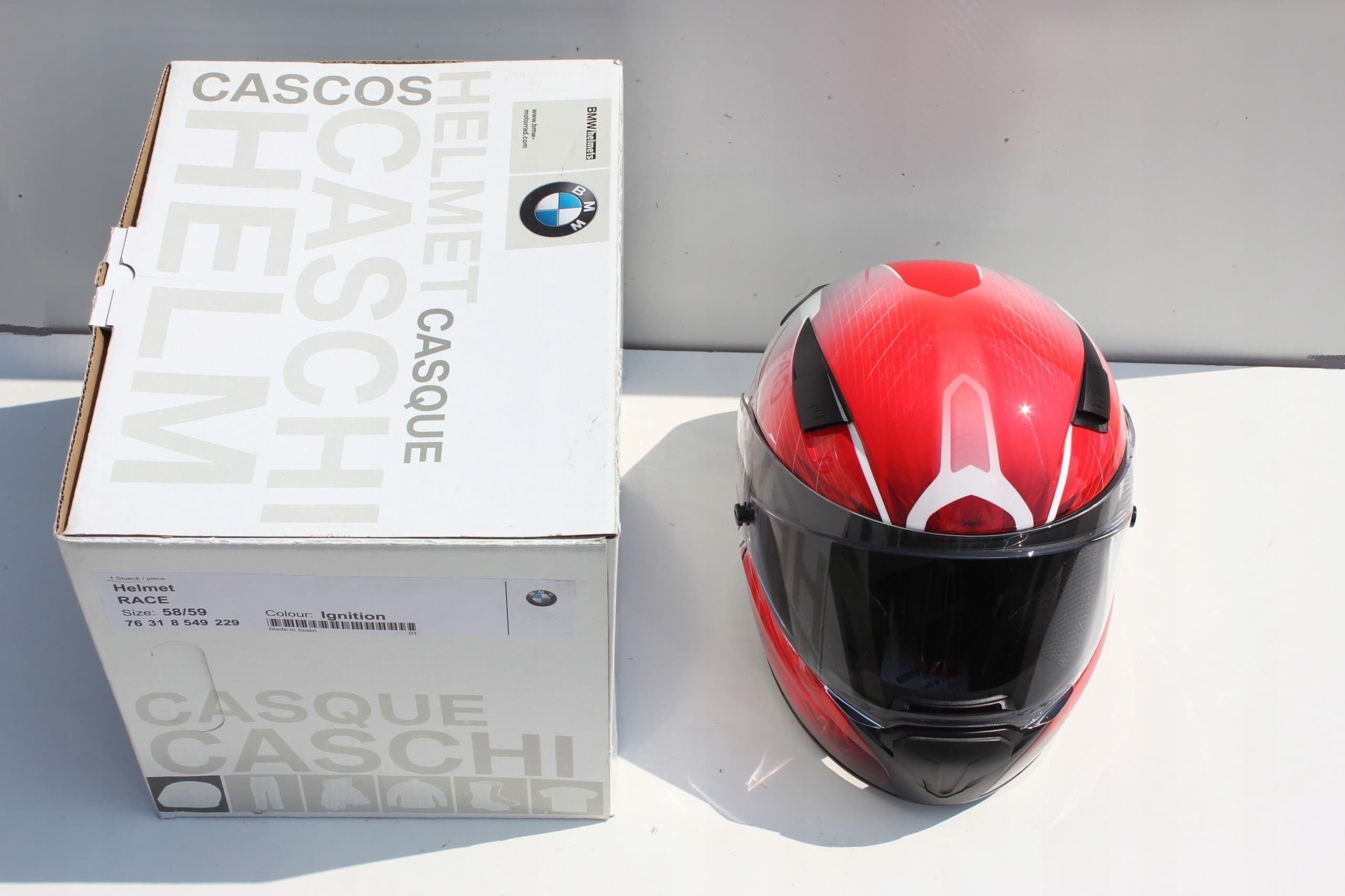 Casco BMW Race Ignition 76318549229 nuevo