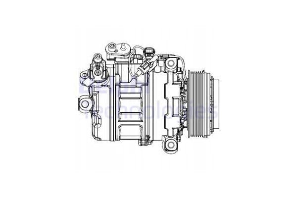 Compresor de aire acondicionado Delphi CS20547 nuevo 2