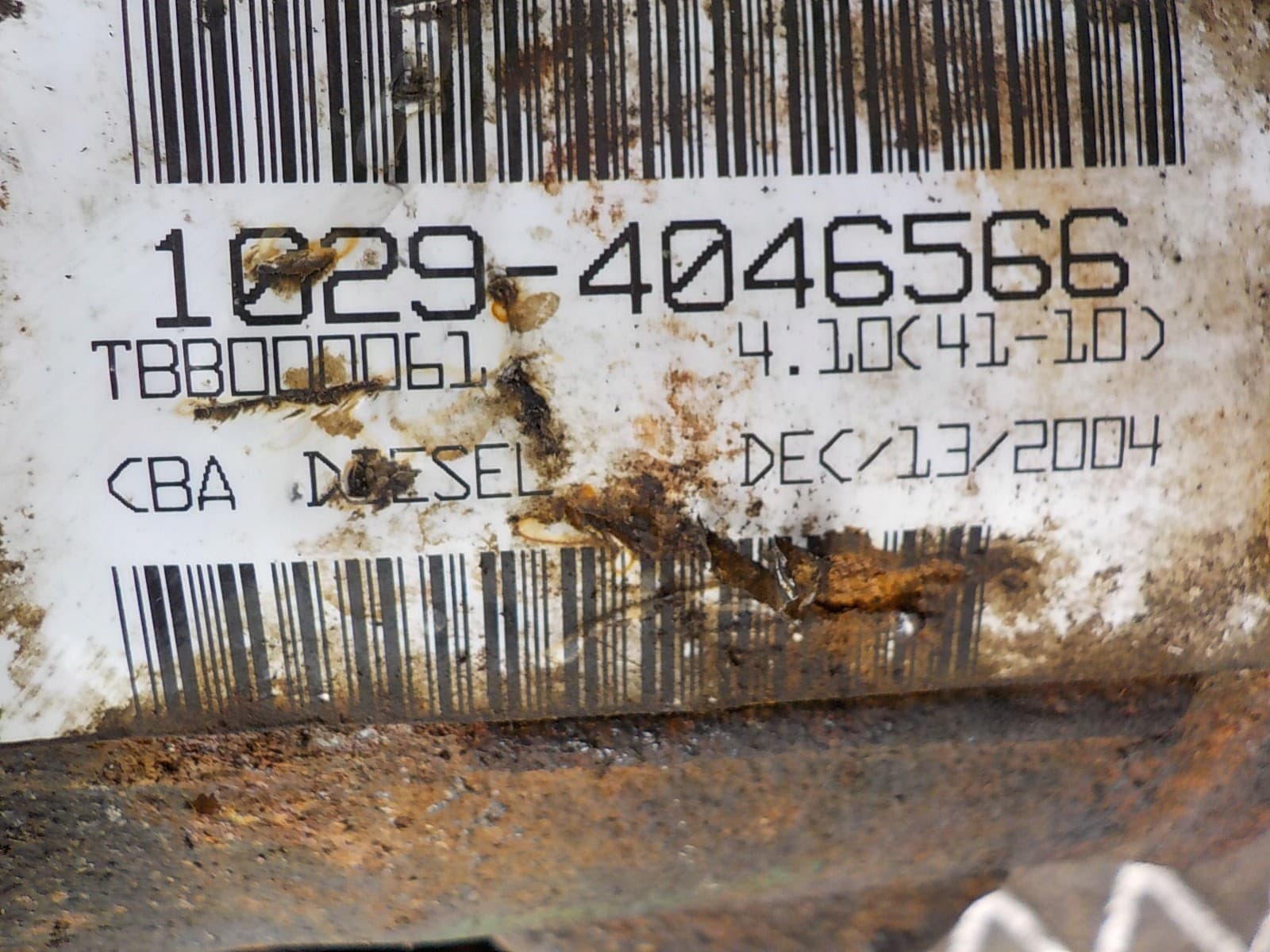Puente Diferencial Land Rover L322 3.0 D 4.10 TBB000061 usado 5