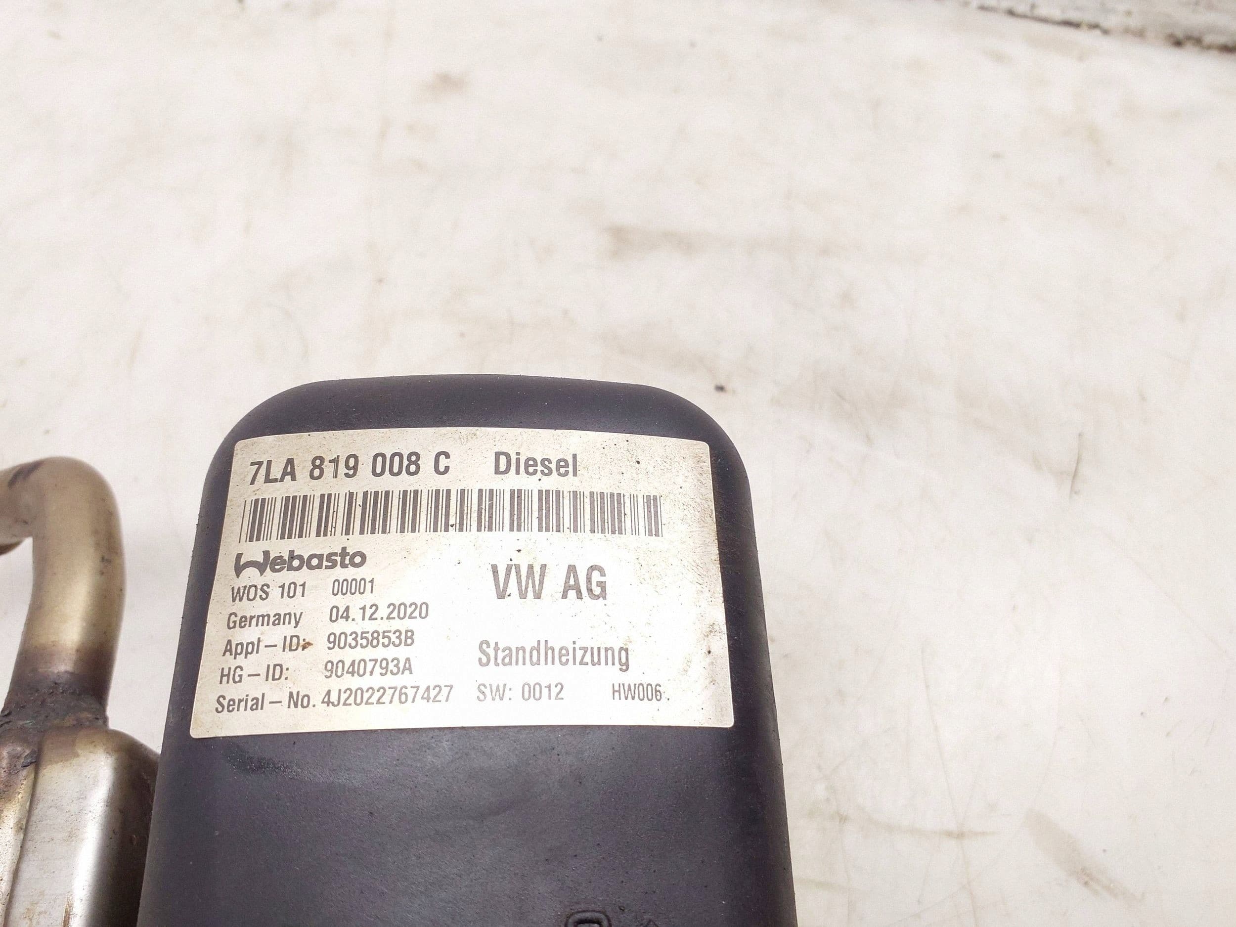 Calefactor de Estacionamiento Original (Webasto) 7LA819008C usado 6