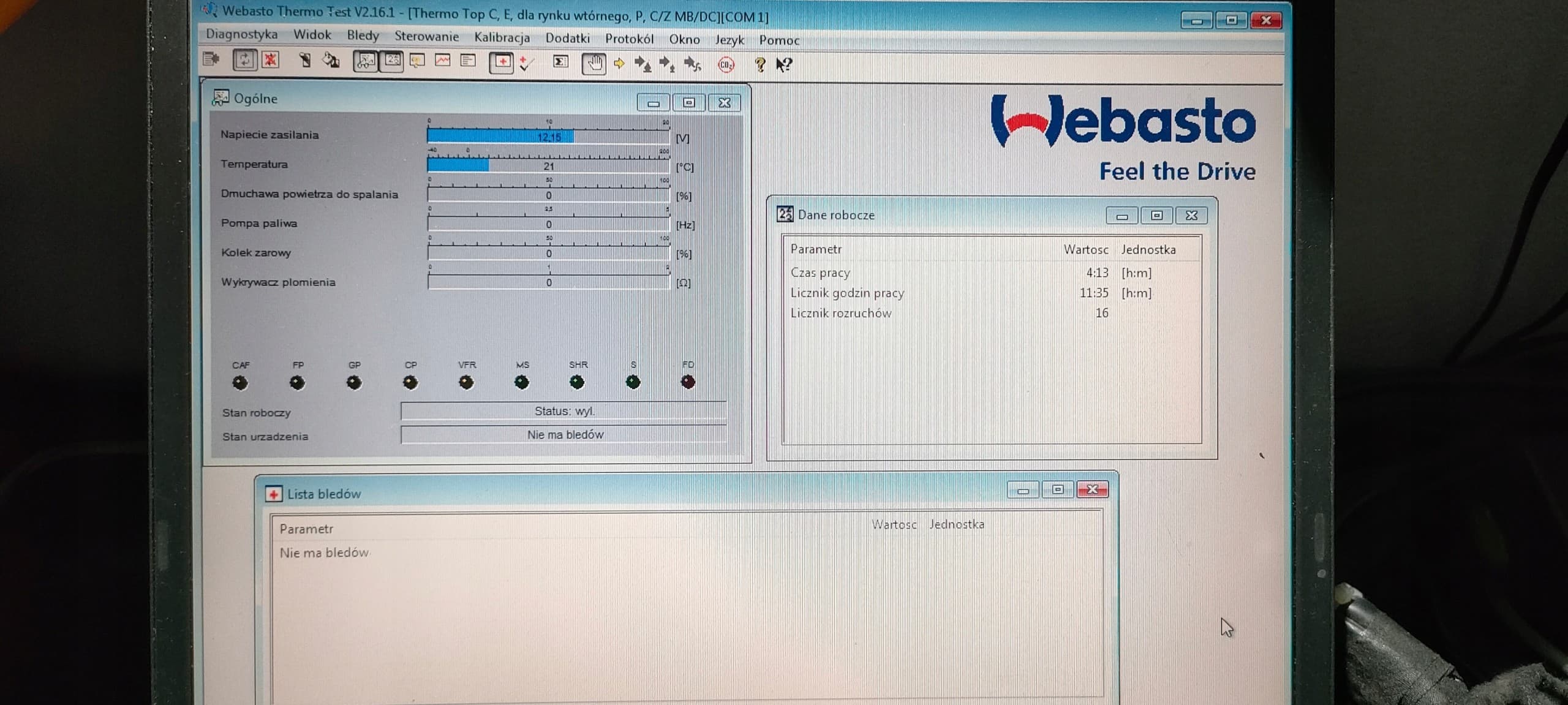 Calefactor Webasto Thermo Top C 5,2kW Gasolina Analógico usado 3