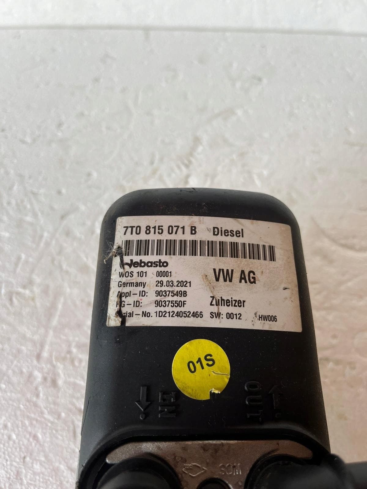 Webasto VW 7T0815071B usado 4