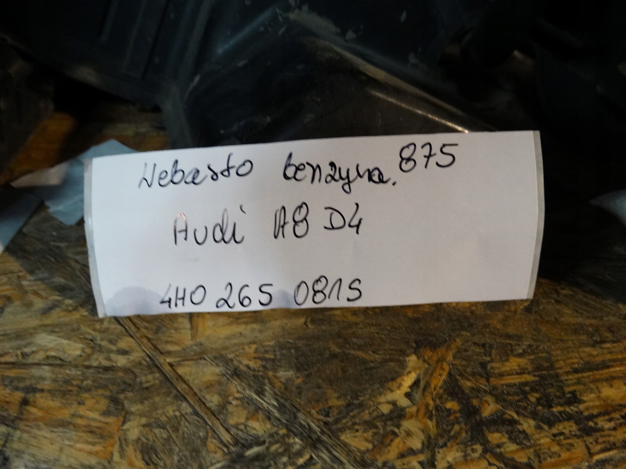Calefactor de gasolina Webasto para Audi A8 D4 S8 4H 1 usado 6