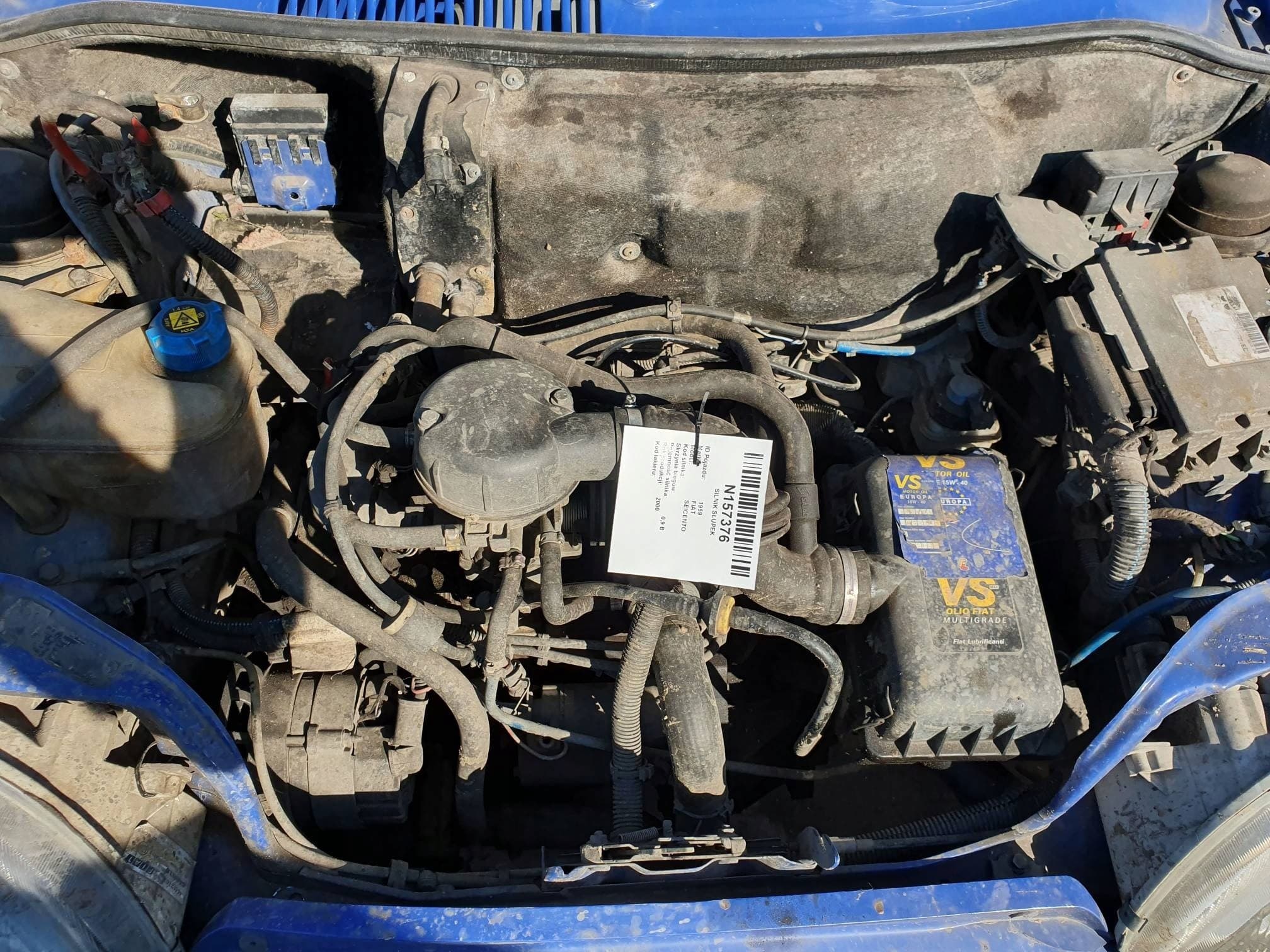 Motor Fiat Seicento 0.9 39 KM Año 2000 usado