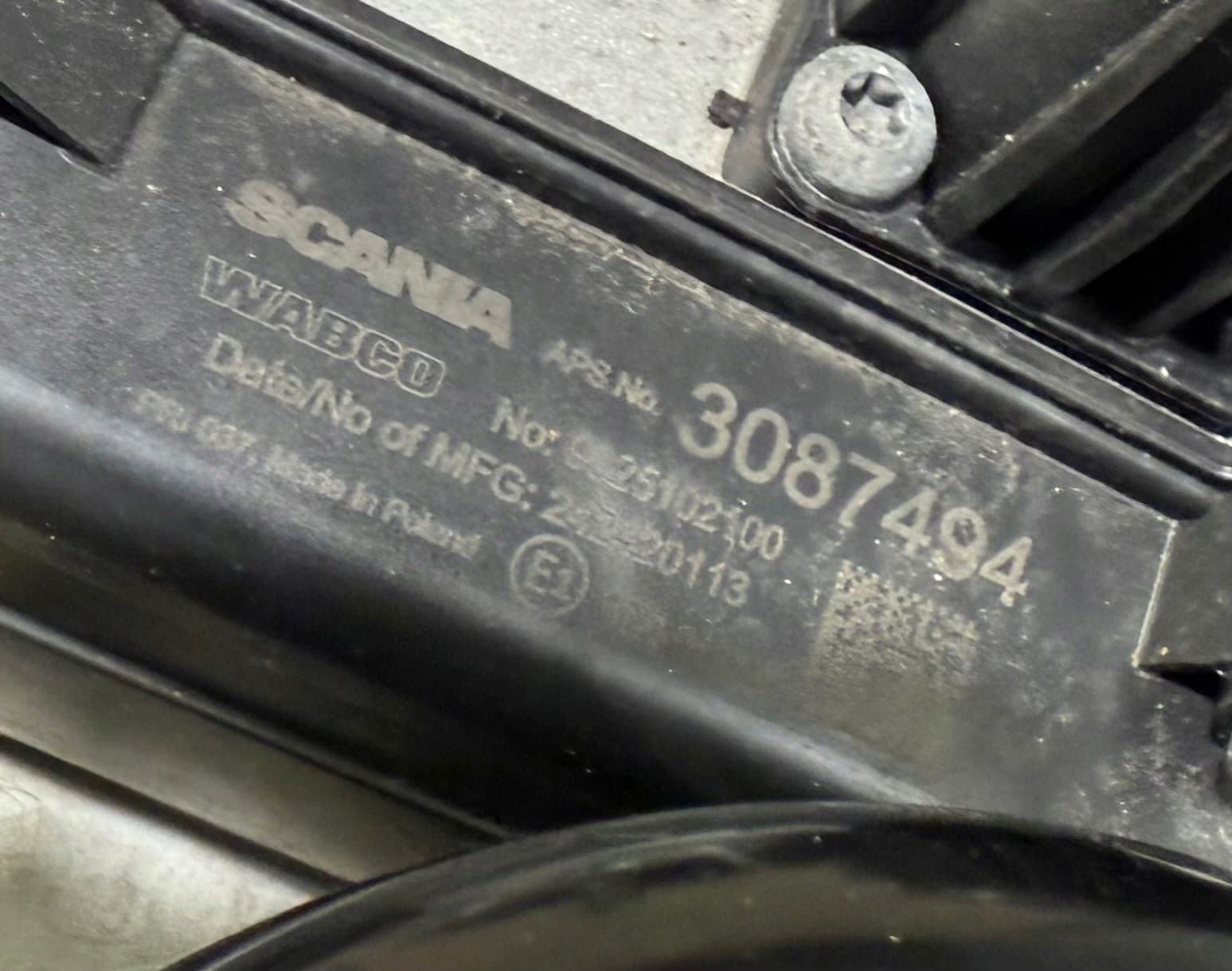 Deshumidificador Aps Scania 3087494 usado 2