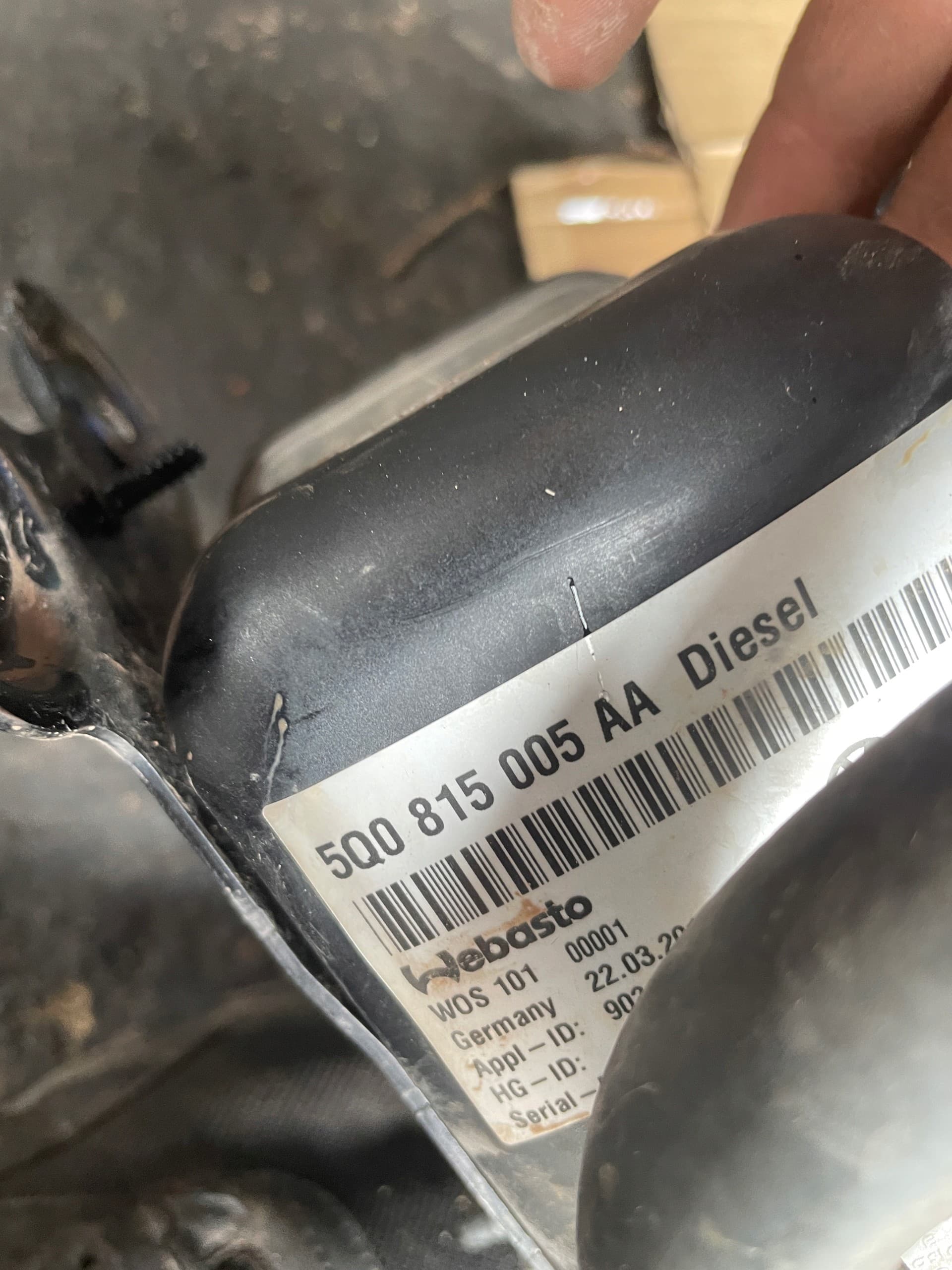 Calefacción Webasto VW Golf Sportsvan 5Q0815005AA usado 2