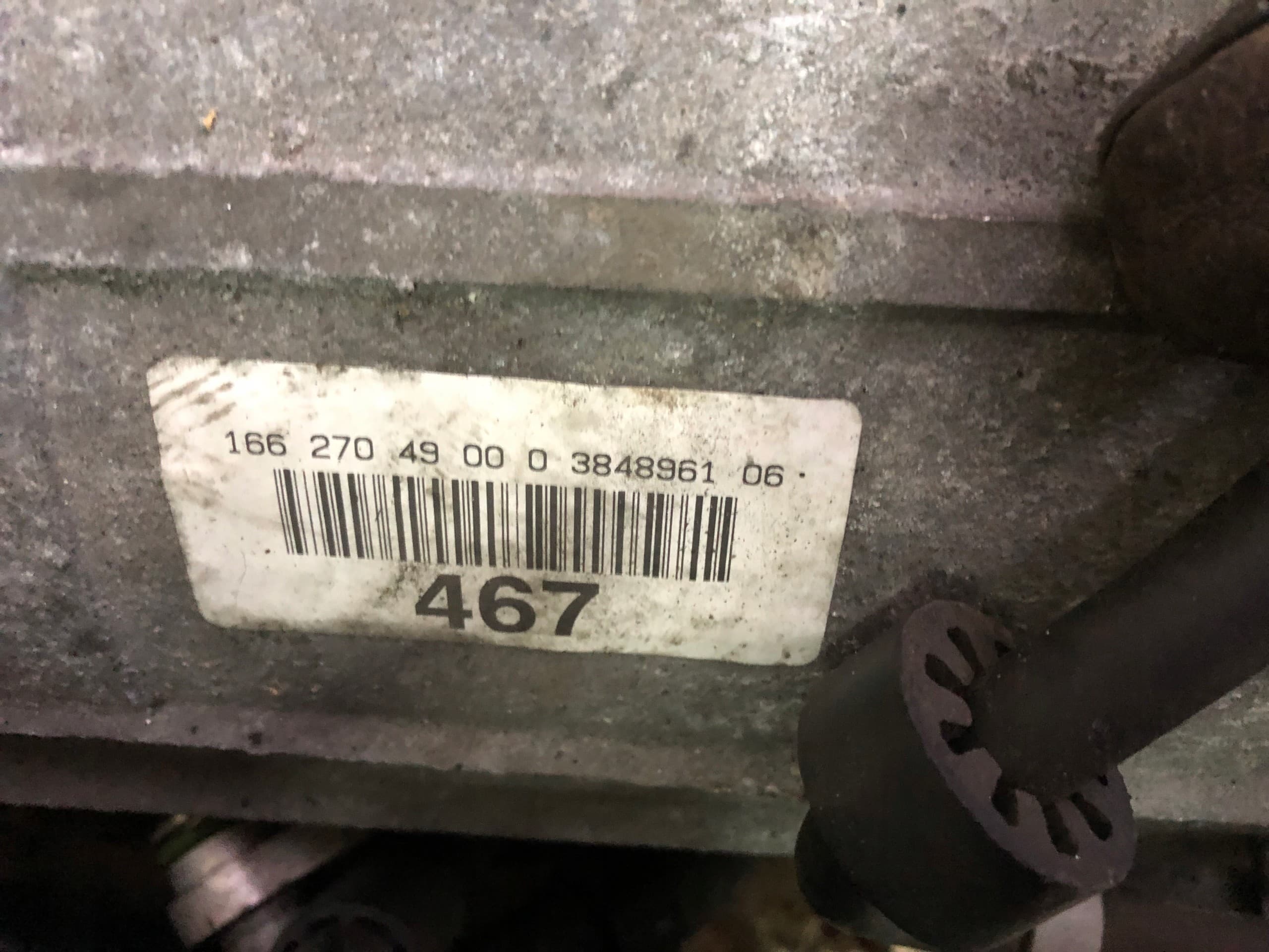 Caja de Cambios Mercedes ML 63 Amg V8 A1662704900 usado 4