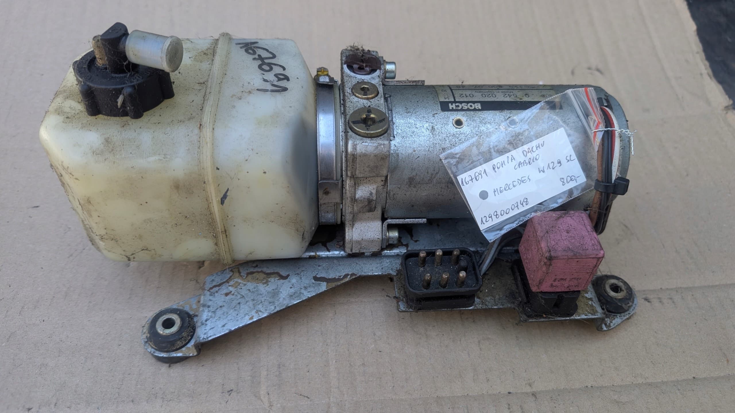 Bomba de Capota Convertible Mercedes W129 SL 1298000748 usado 2
