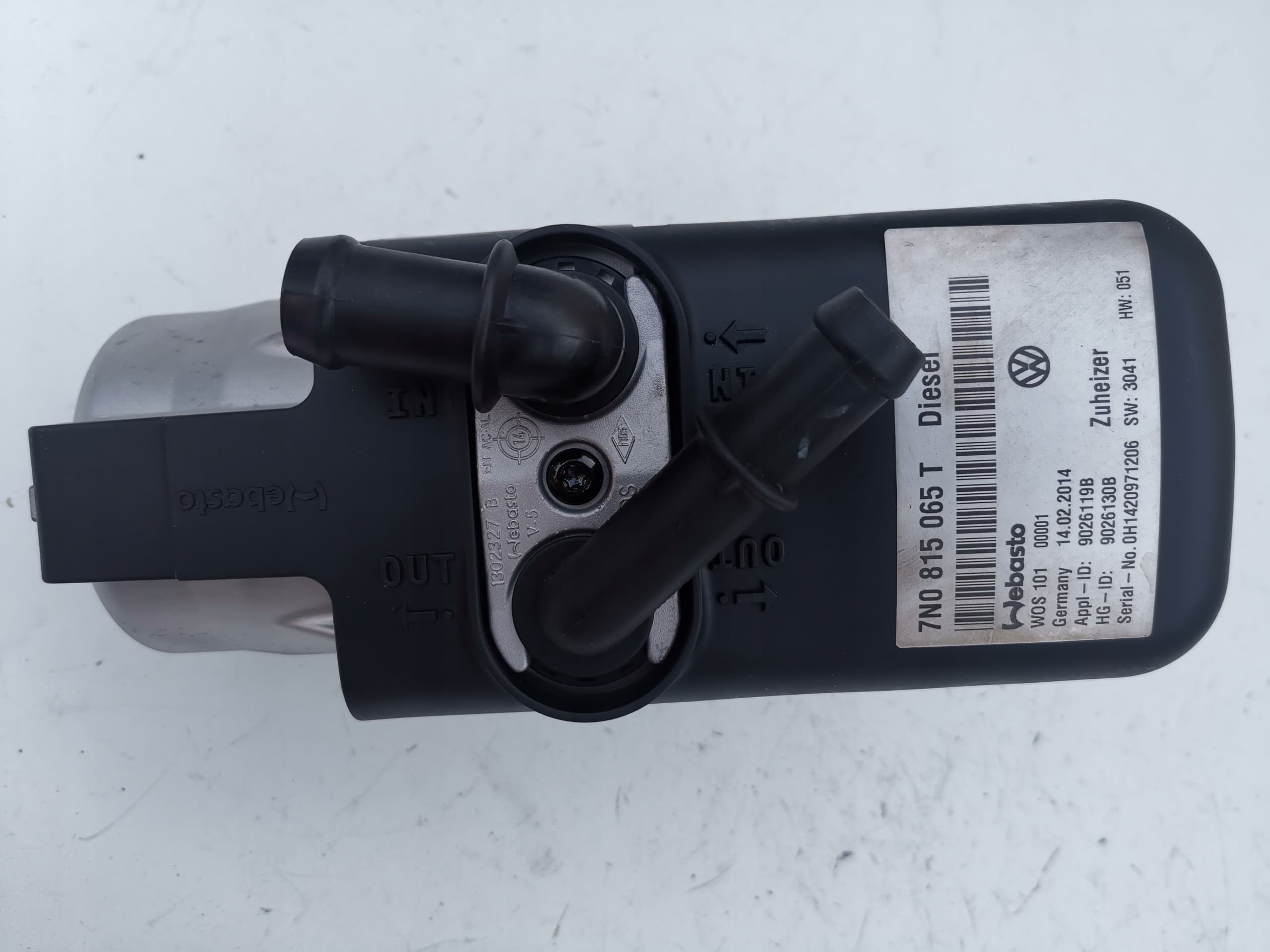 Calefactor Webasto Thermo Top Vevo VW Sharan 7N 7N0815065T usado 2