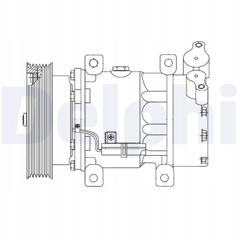 Compresor de aire acondicionado Delphi CS20523 nuevo