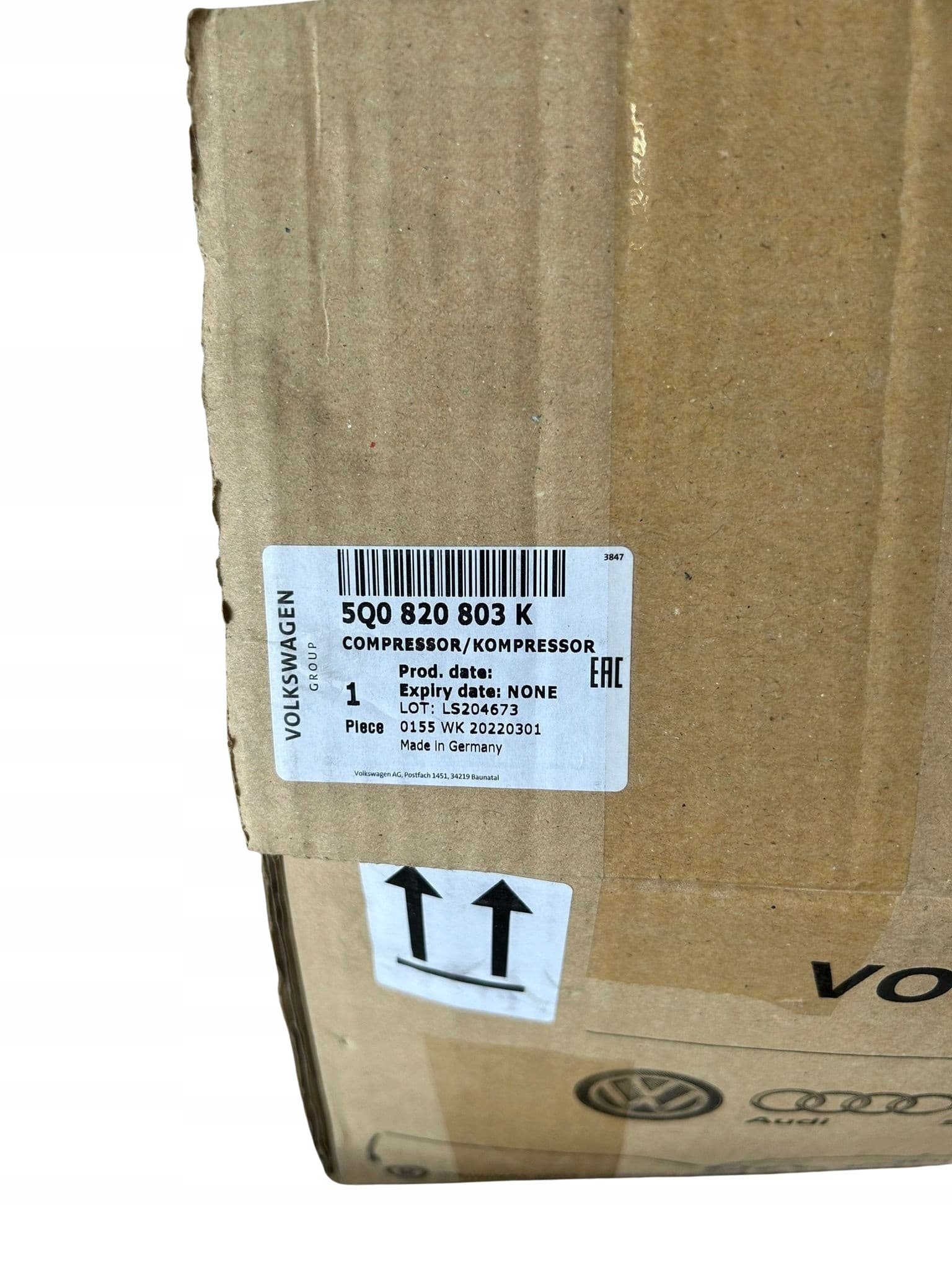 Compresor de Aire Acondicionado Golf Octavia 5Q0820803K nuevo 9