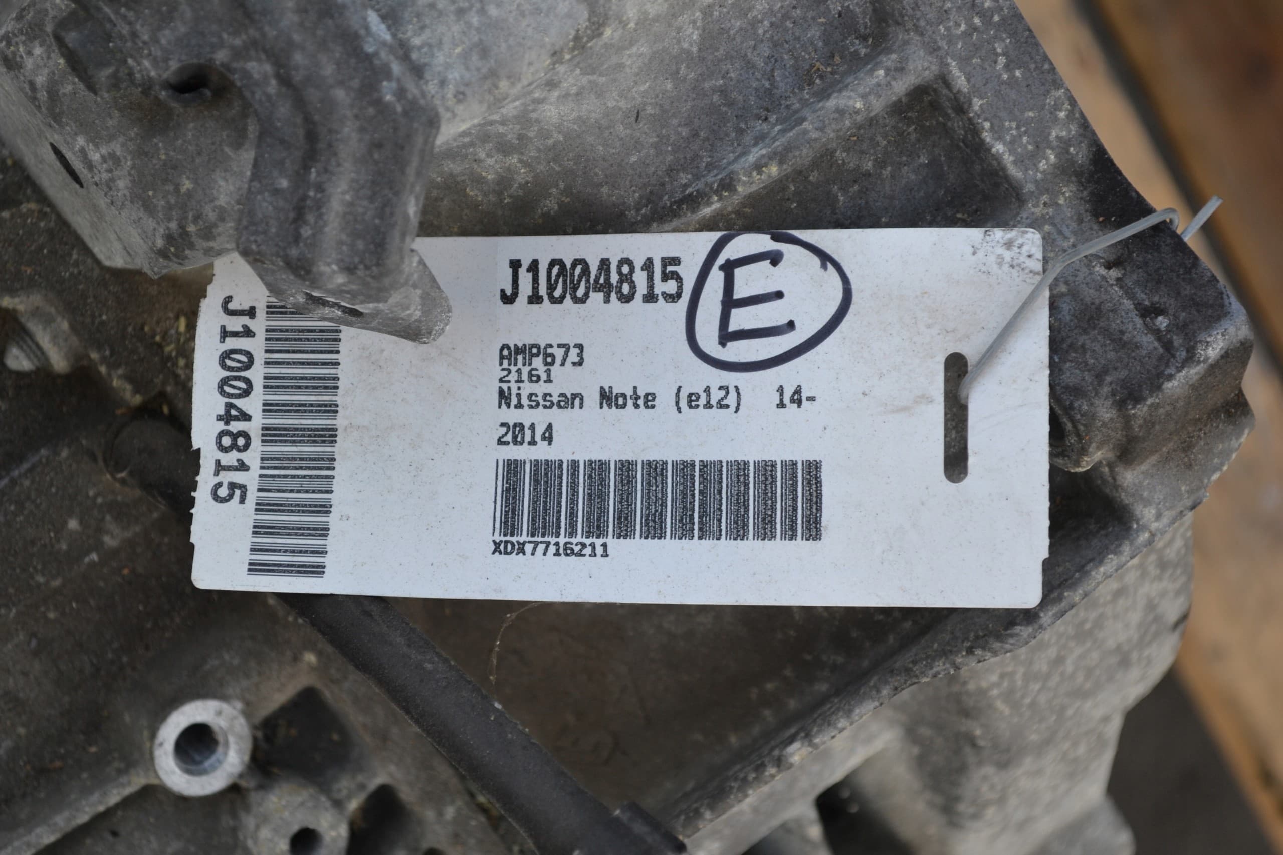 Caja de Cambios Manual JH3-323 Nissan Note E12 2014 1.2 usado 6