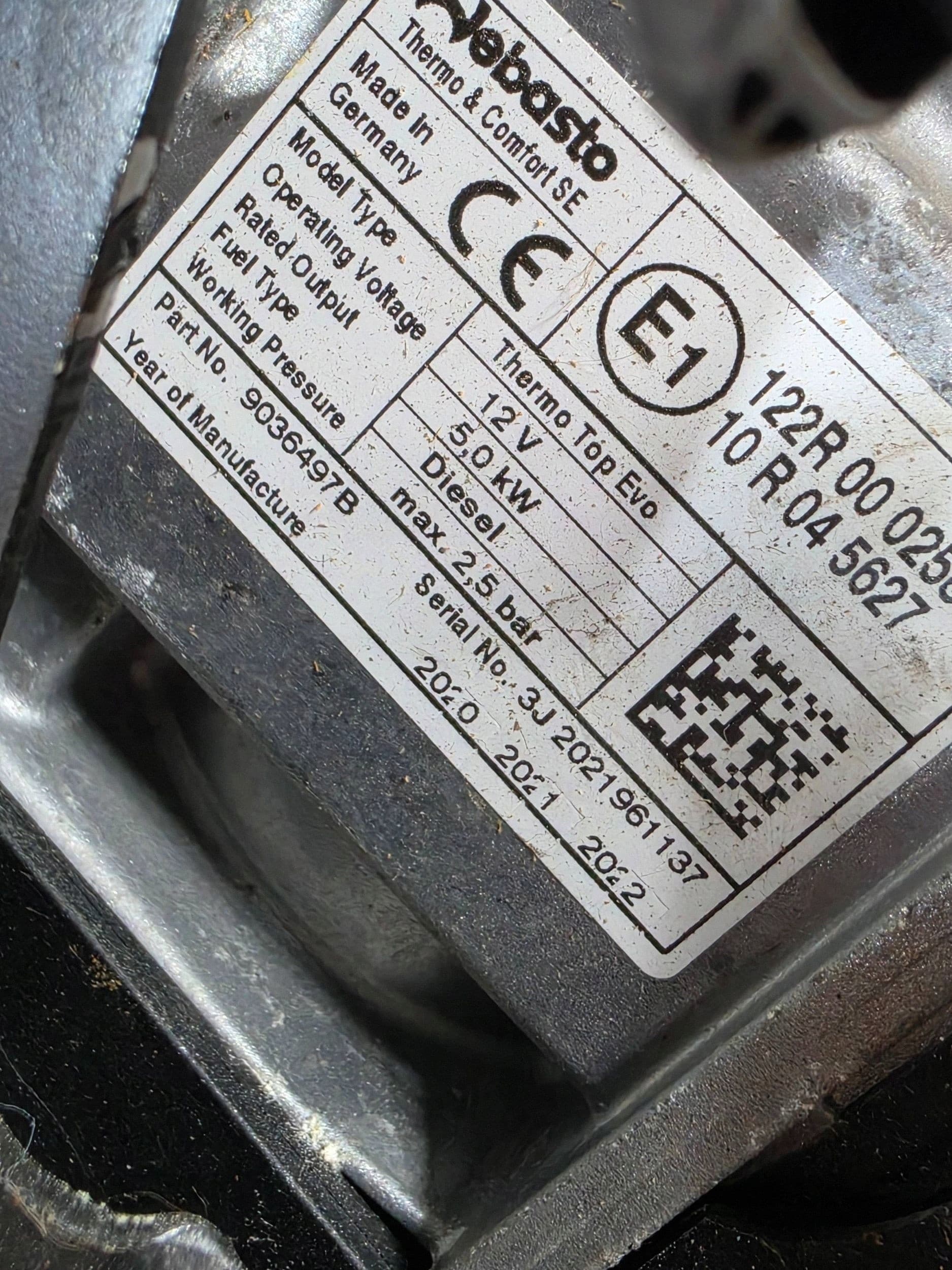 Calefactor Webasto para Volvo XC90 II usado 9