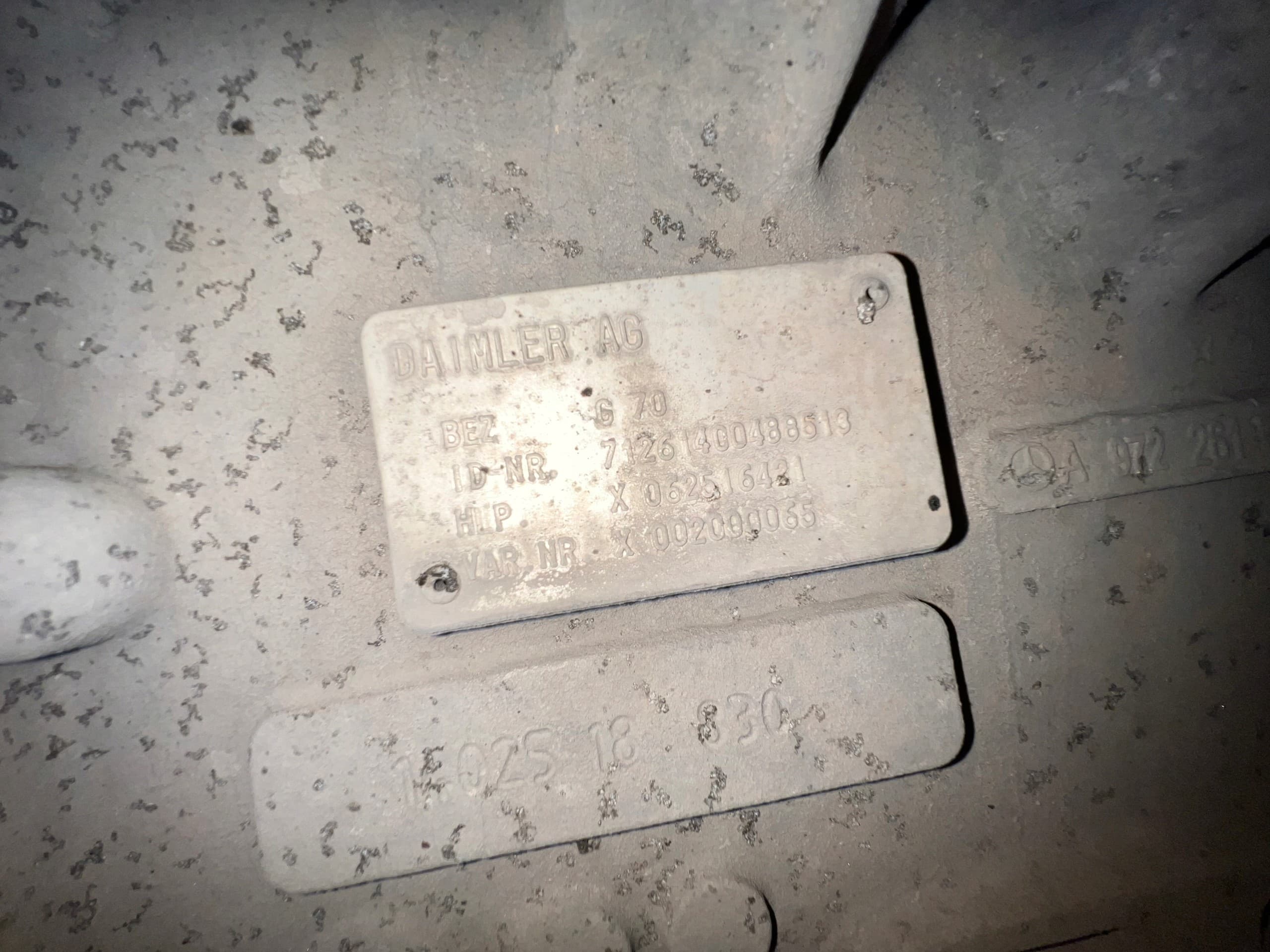 Caja de cambios Mercedes Atego G70 usado 2