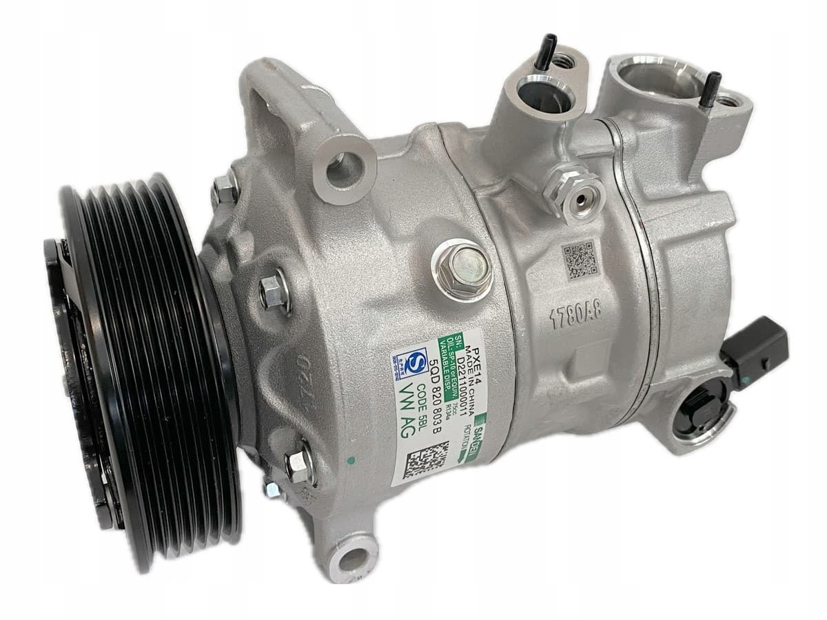 Compresor de aire acondicionado VW 5N0820803C PXE14-1707P nuevo 5