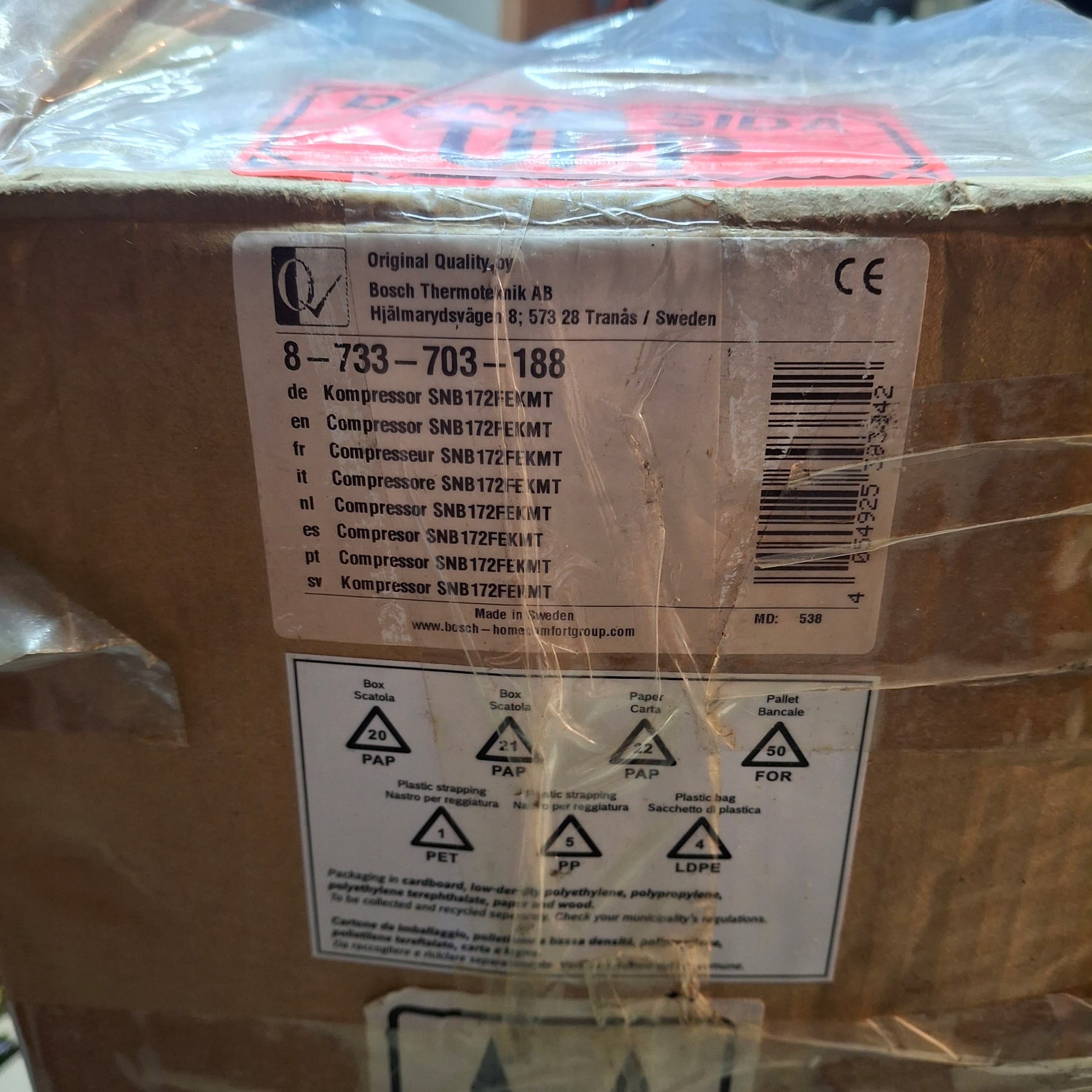 Compresor de Aire Bosch SNB172FEKMT 8733703188 nuevo 5