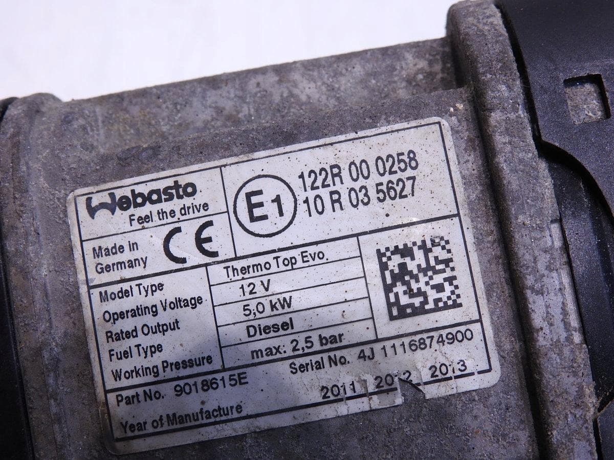 Calefactor estacionario Webasto Peugeot 508 9687946580 usado 7