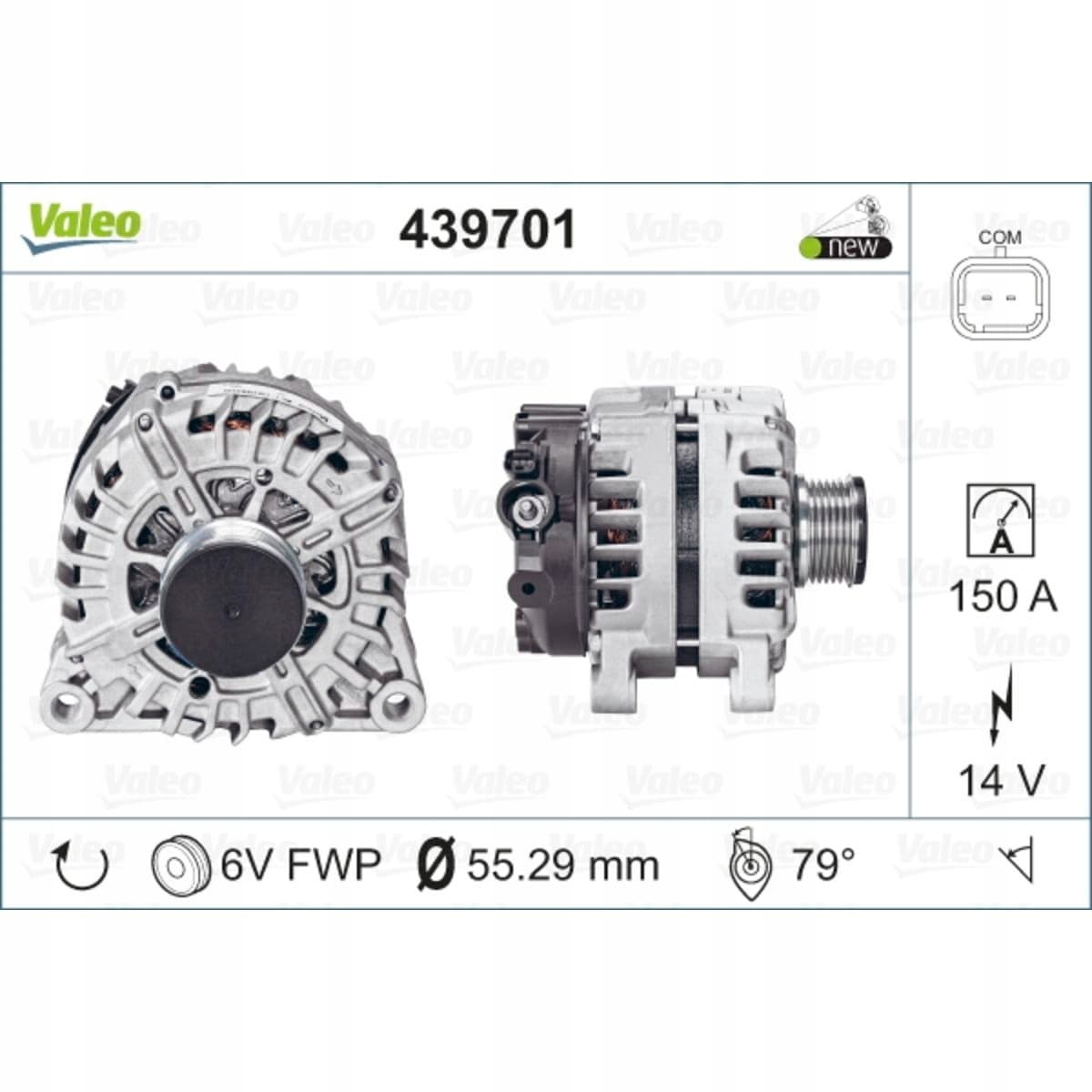 Alternador Valeo 439701 usado 2