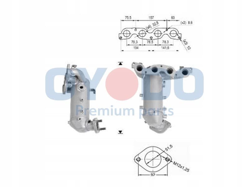 Catalizador Oyodo para Hyundai y Kia nuevo 2