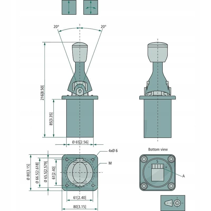 Joystick Danfoss Pvrel nuevo