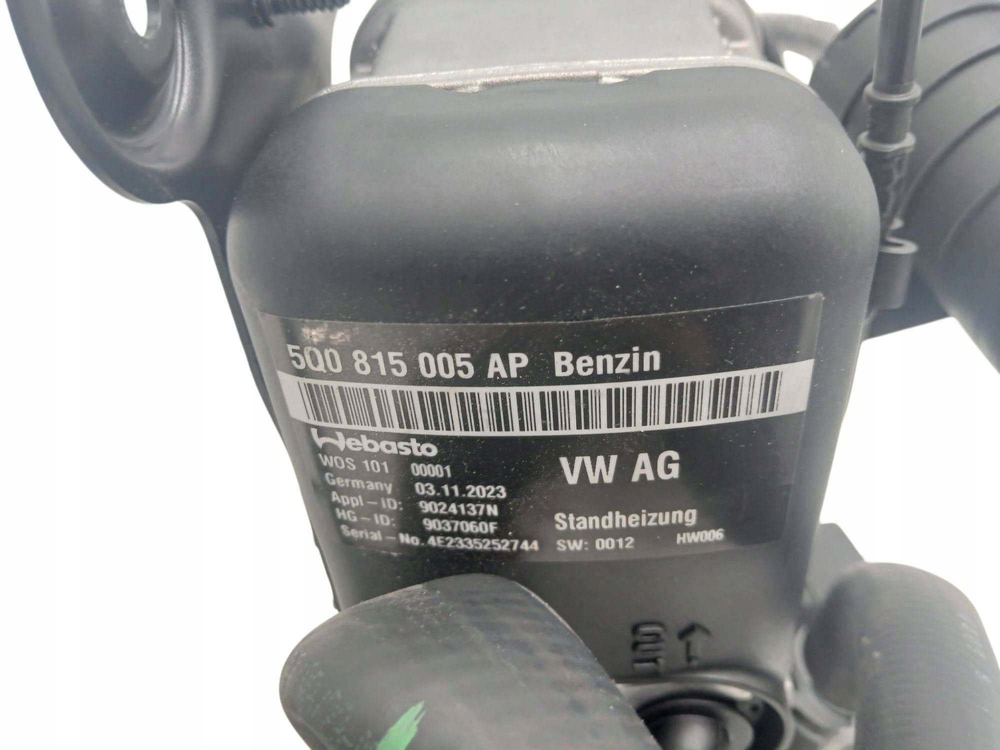 Webasto VW Skoda Seat 5Q0815005AP nuevo 2