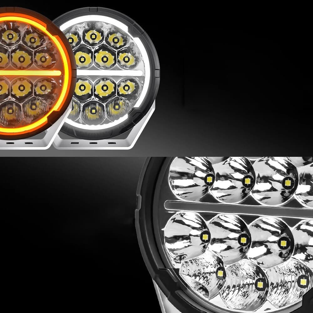 2x Foco LED de Largo Alcance Drl 500W 12V 24V IP68 usado 8