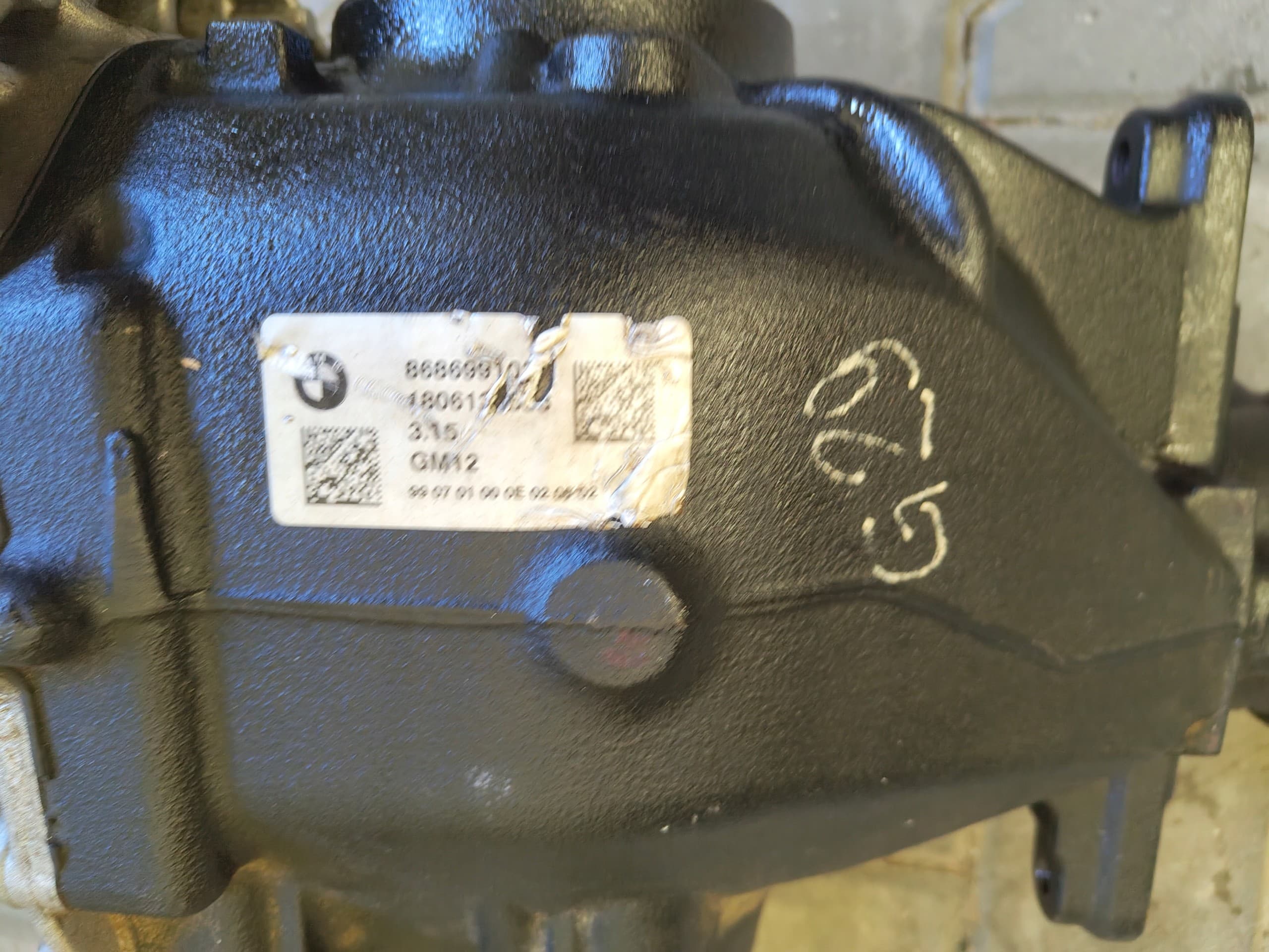 Difusor Trasero Puente BMW Z4 G29 8686991 Relación 3.15 usado 5