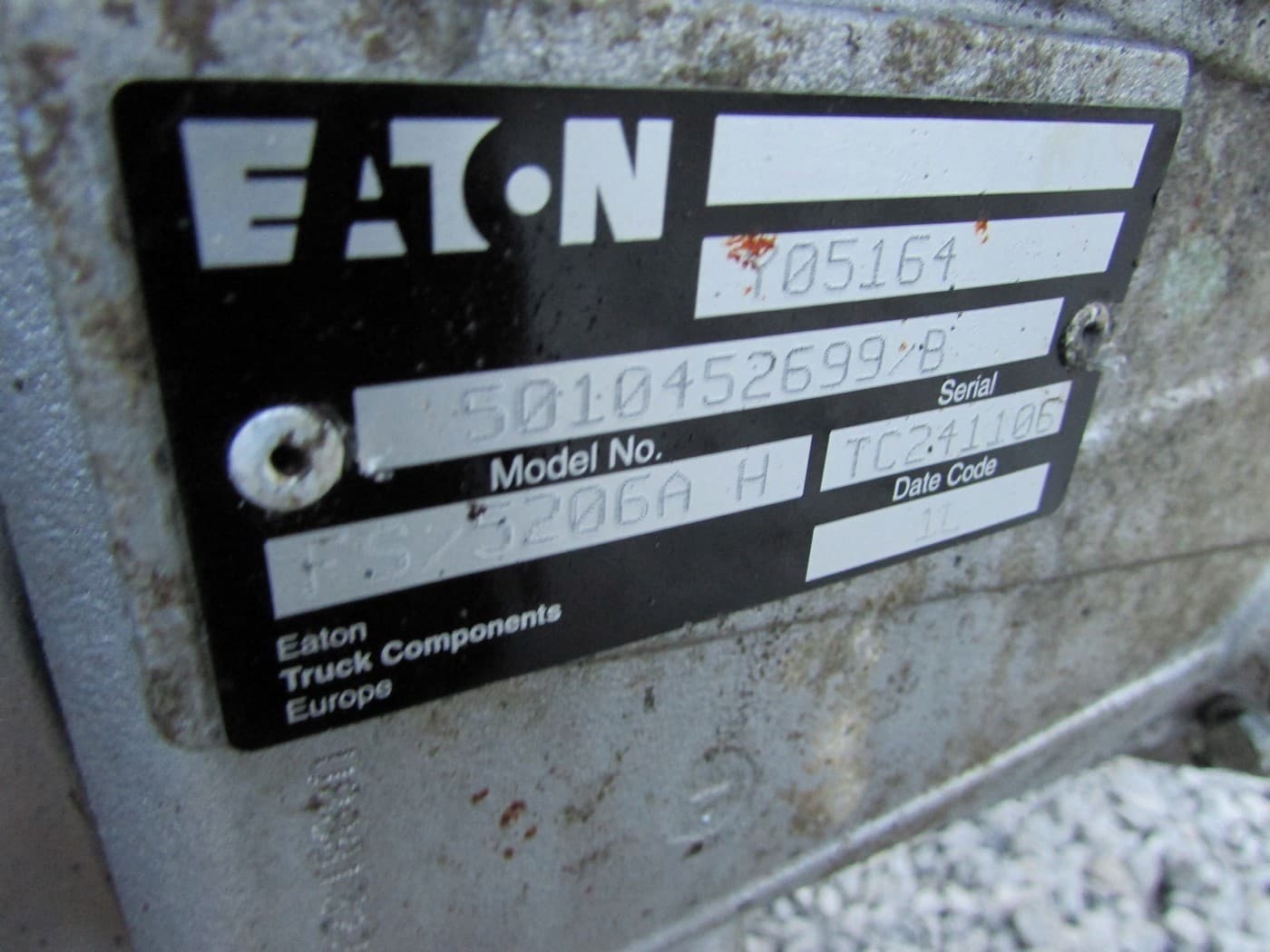 Transmisión Eaton para Renault Midlum usado 3