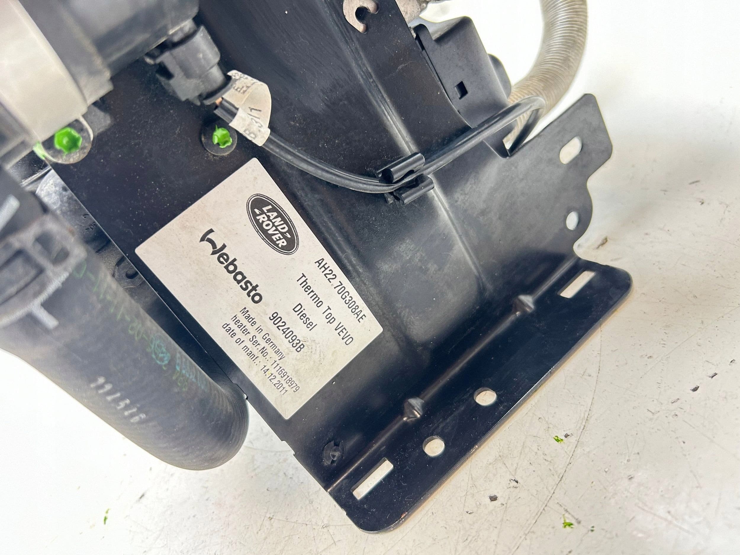 Calefactor estacionario Webasto AH2270G308AE usado 7