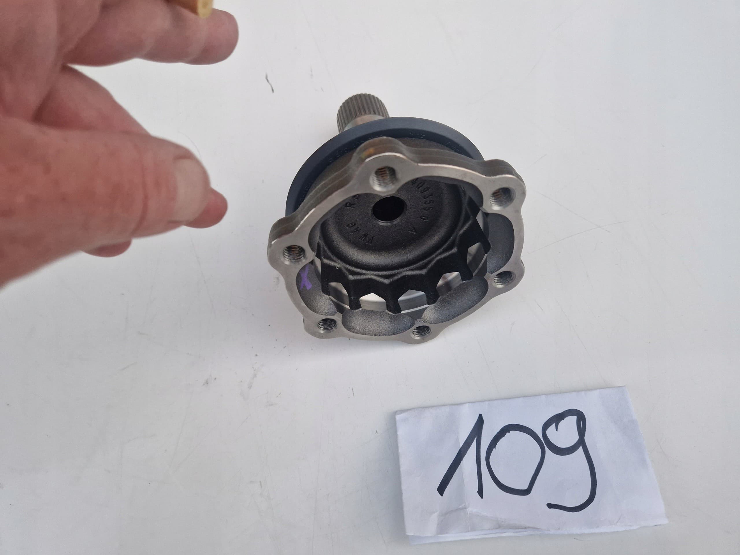 Brida del eje de transmisión izquierda Audi A3 8P 02E409343D nuevo 5
