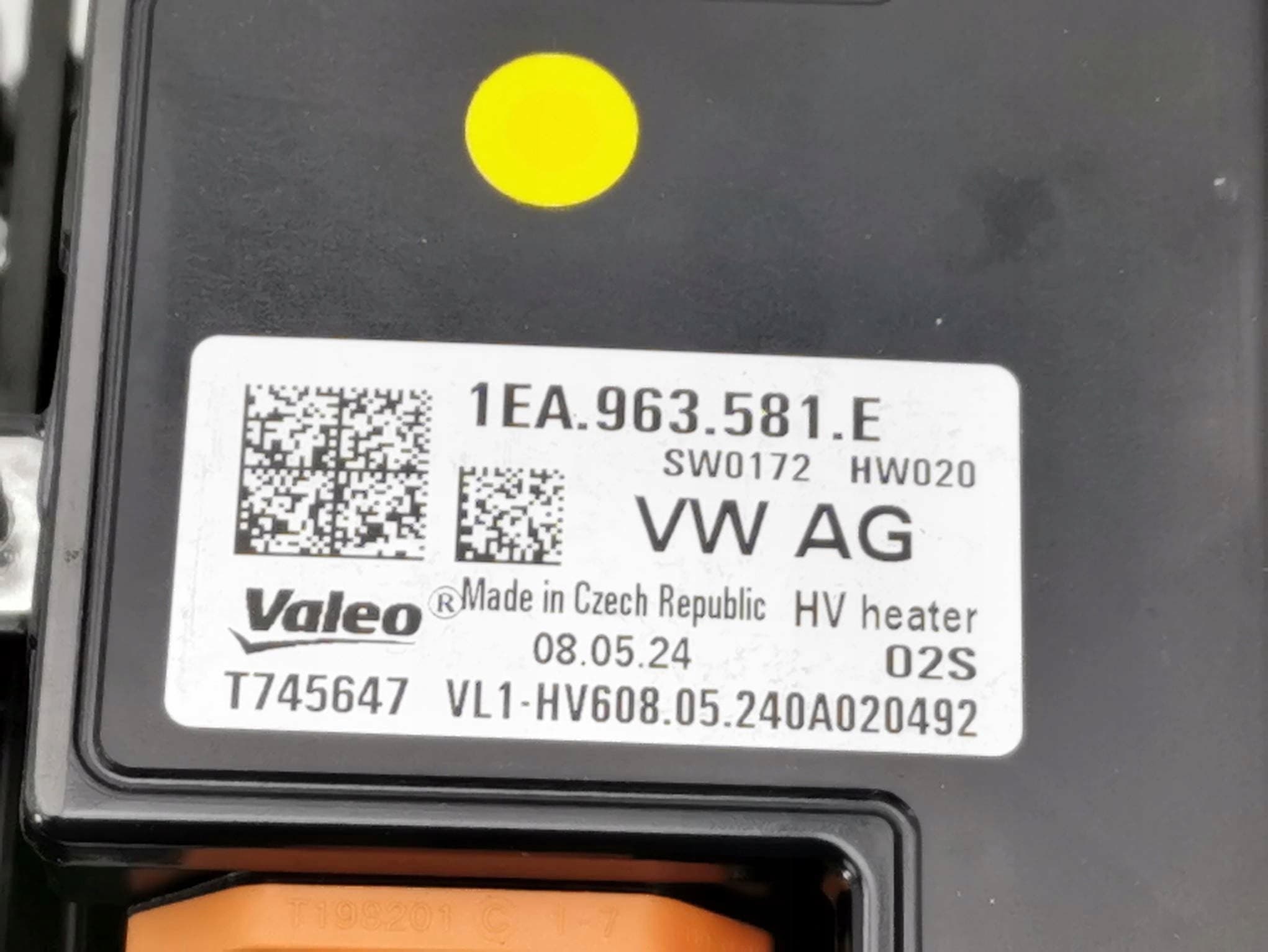 Calefactor Completo VW ID.4 1EA963581E Nuevo Original 3