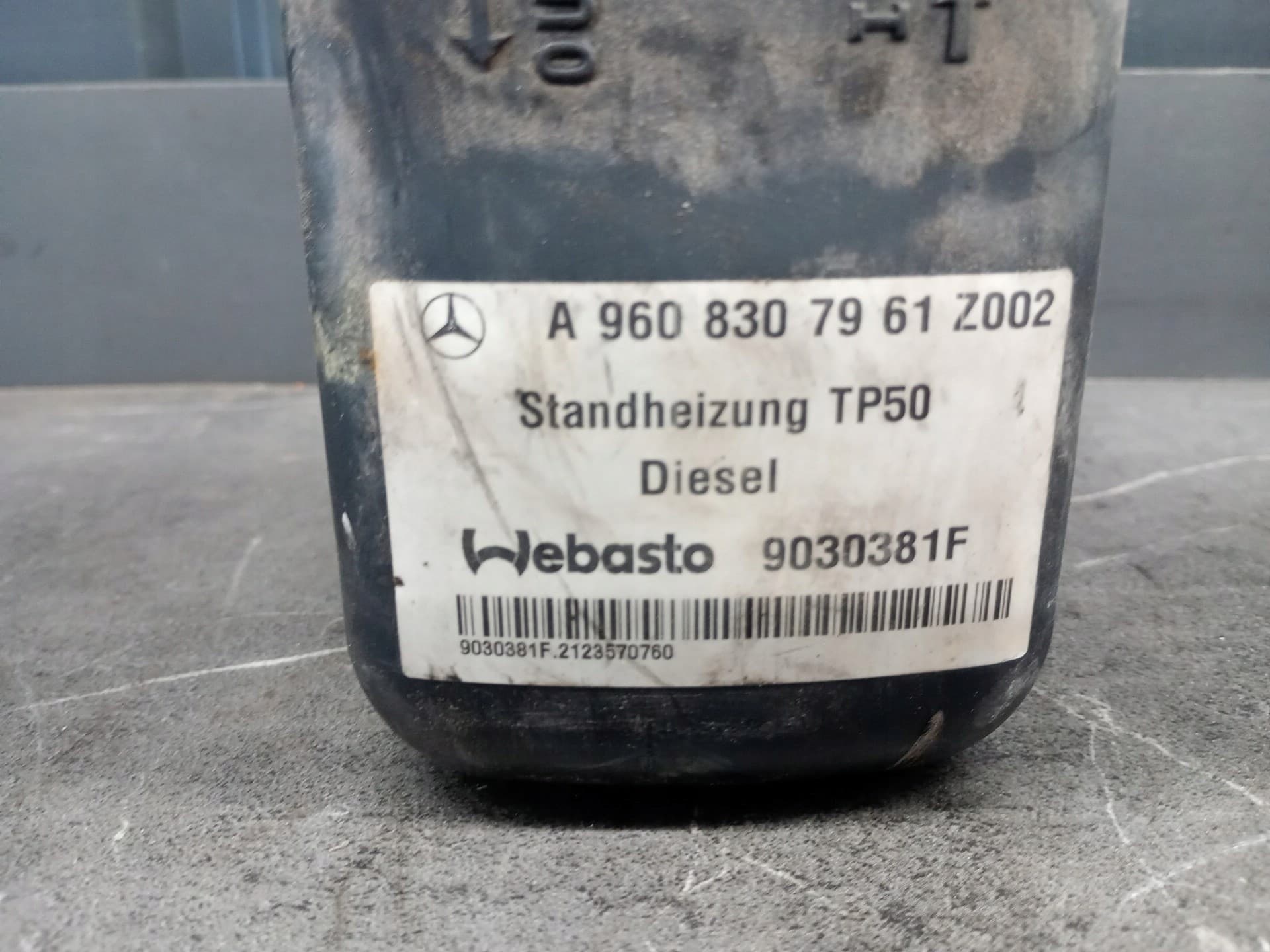 Calentador Webasto TP50 para Mercedes Actros MP4 usado 2