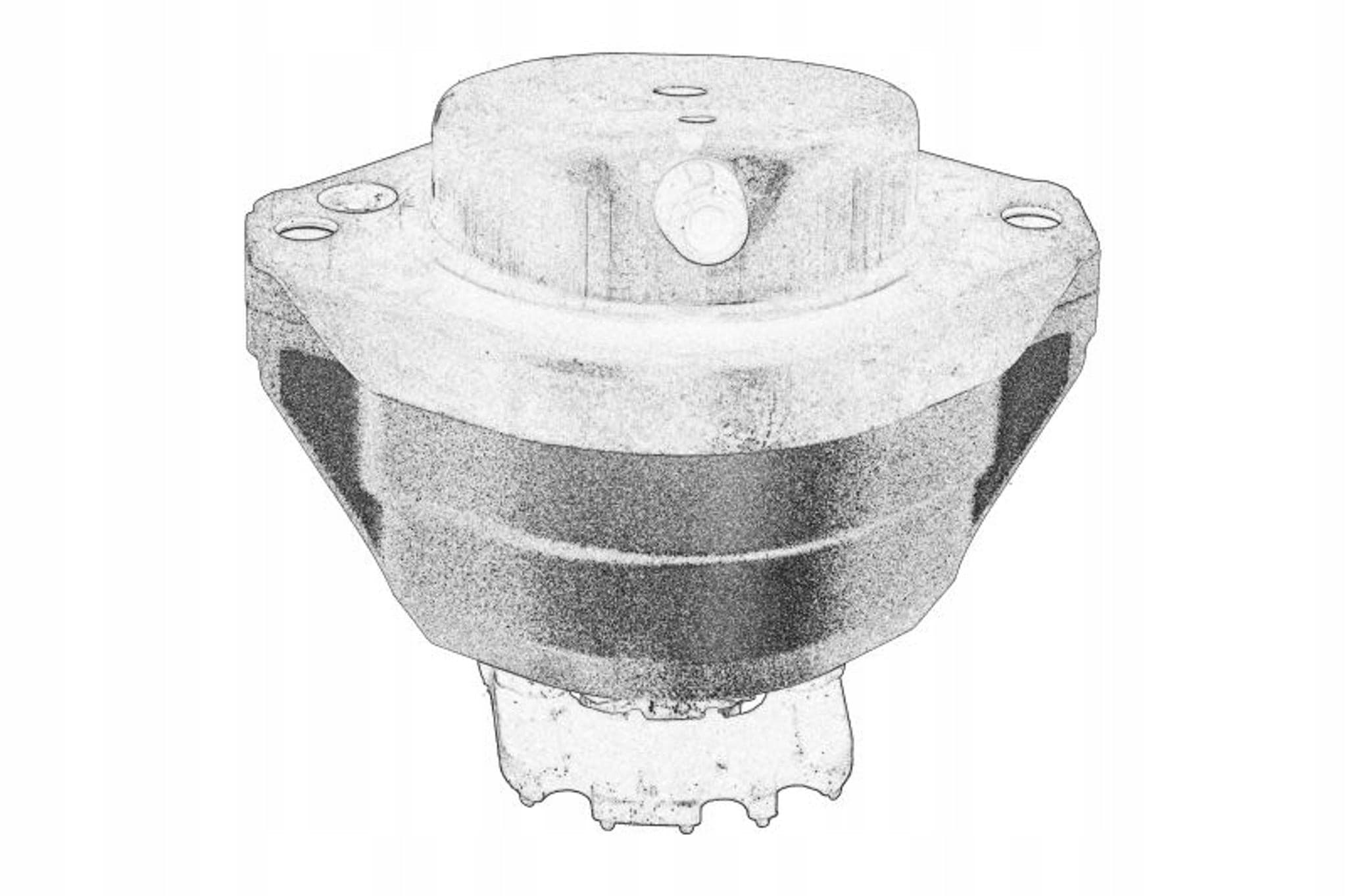Soporte de Motor Izquierdo BMW 5 E60 22116770641 Original nuevo 2