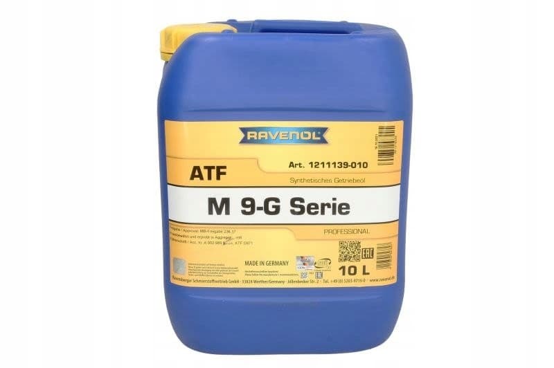Aceite Ravenol Atf M 9-G Series 10L nuevo