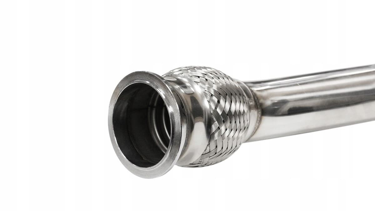 Downpipe Turboworks acero inoxidable Audi S4 B5 2.7 Biturbo nuevo 5