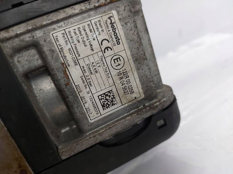 Webasto Thermo Top Evo 4kW Call para Fiat Freemont (345) usado 7