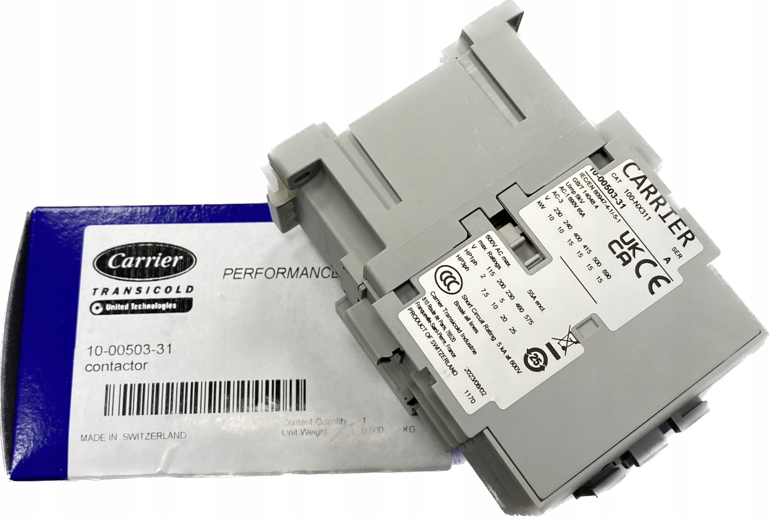 Contactor 30A Carrier Supra Vector 12V 10-00503-31 nuevo