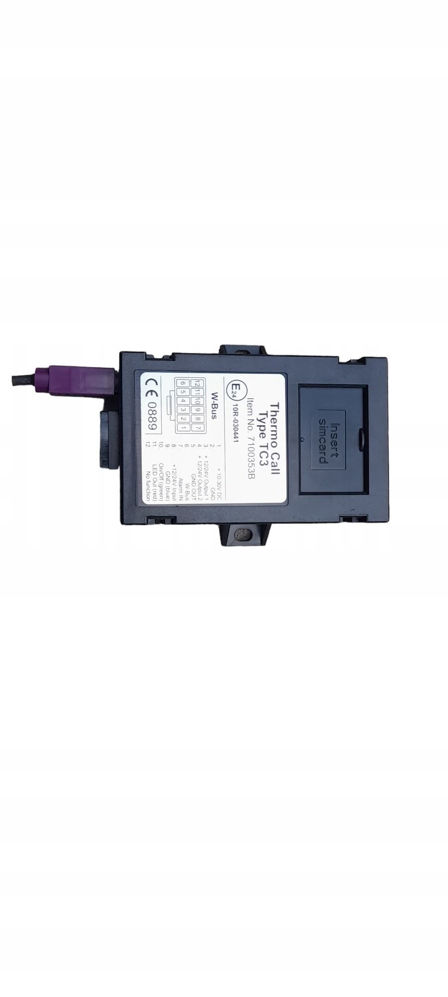 Controlador Webasto Thermo Call Tipo TC3 7100353B usado 2