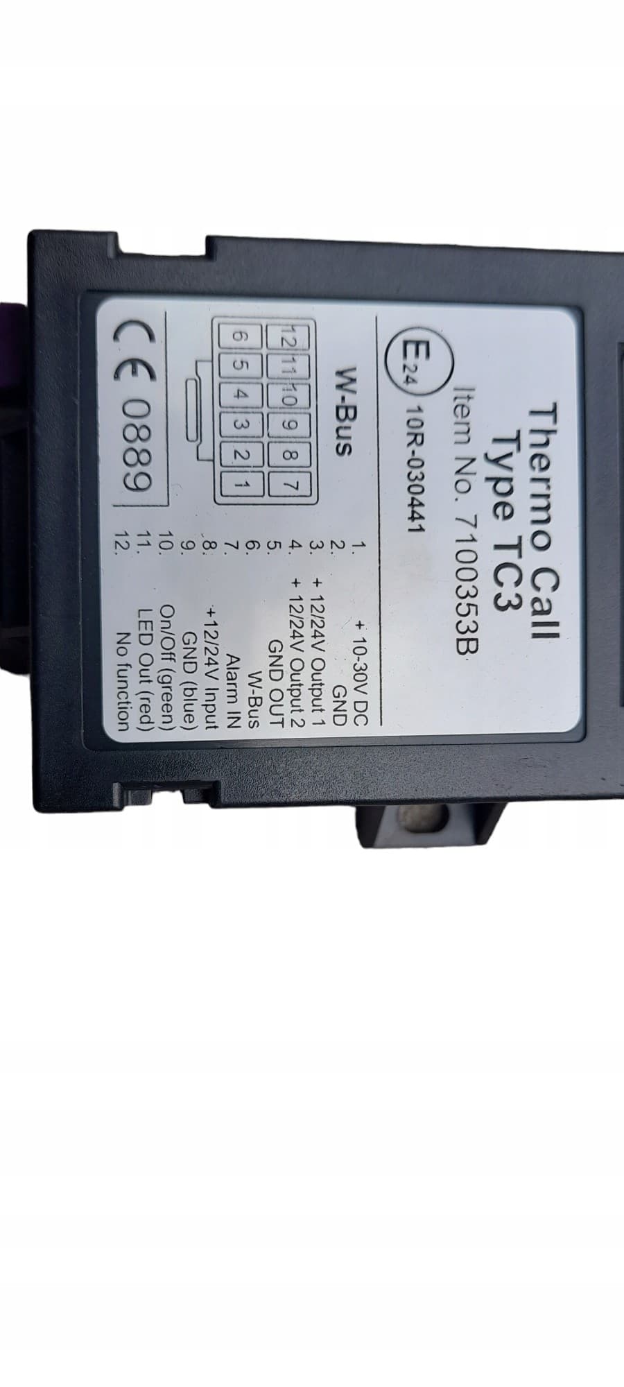 Controlador Webasto Thermo Call Tipo TC3 7100353B usado 3