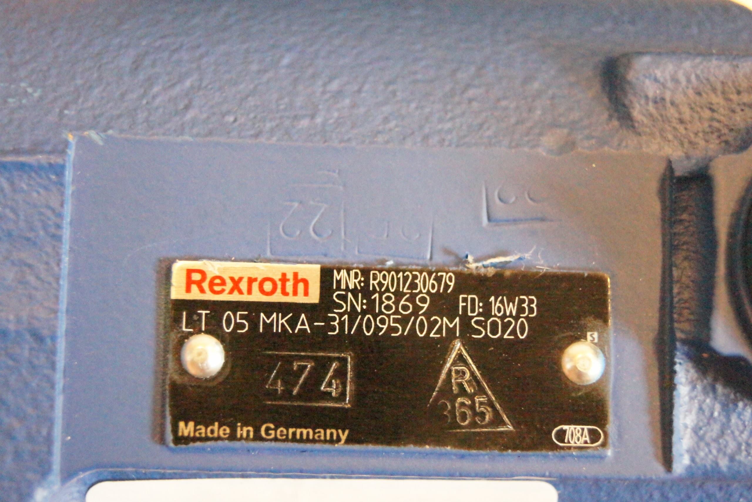 Válvula de pedal Rexroth Ltos Mka para bomba de grúa/máquina nuevo 2