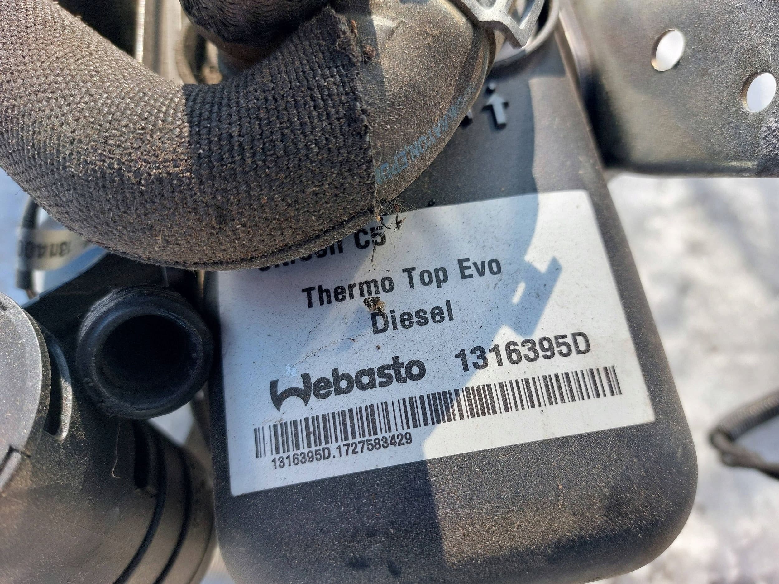 Calefactor Webasto para Citroën C5 Iii (RD) 2.0L Diesel 2009 usado 7