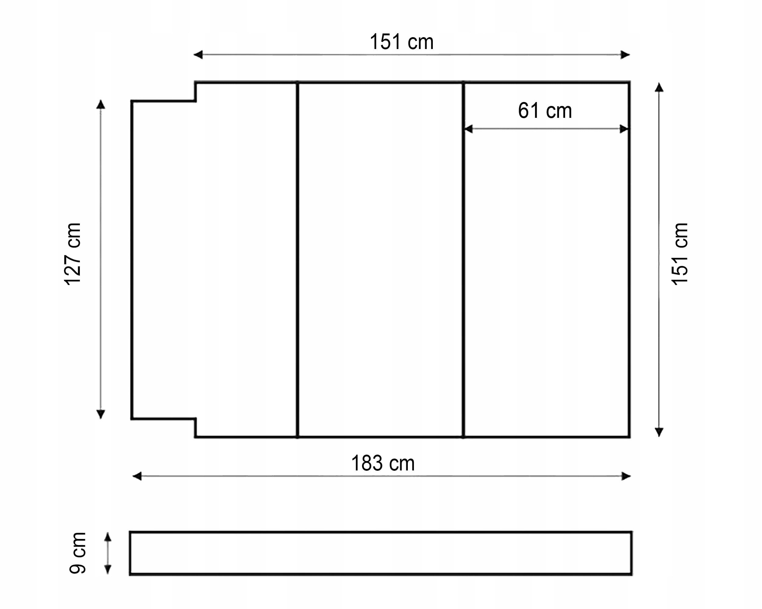 Colchón plegable Omtec 7526FB001 nuevo 2