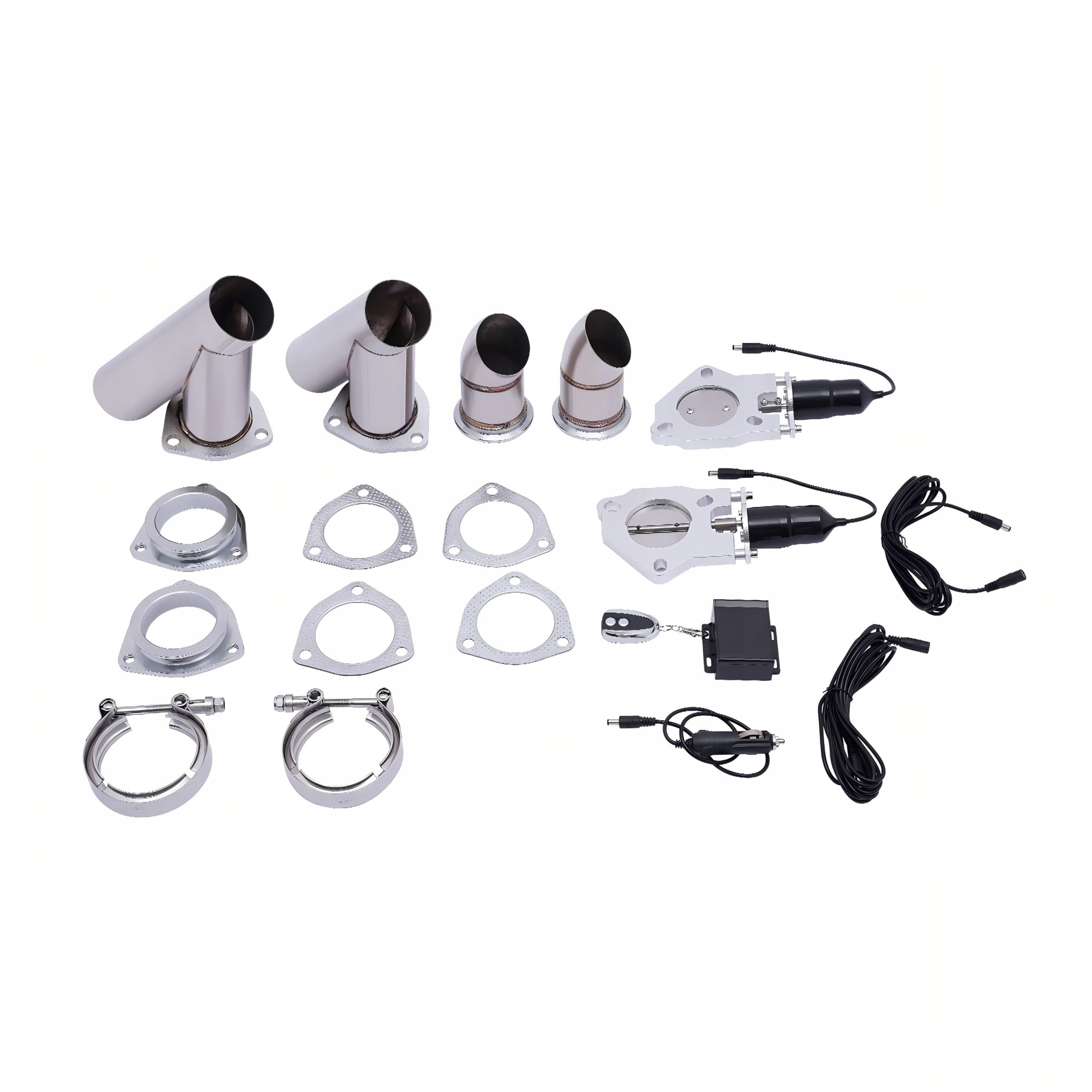 Válvula de Corte de Escape 12V 63mm Doble con Control Remoto nuevo 9