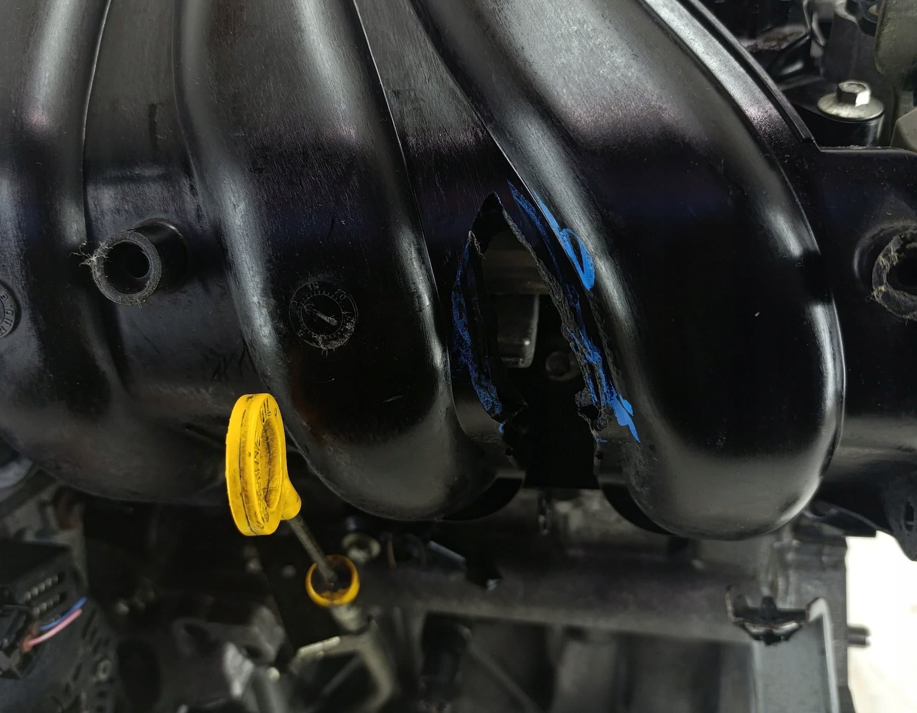 Motor de gasolina Nissan Qashqai J10 2.0 MR20 usado 4