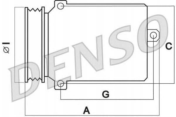 Compresor de aire acondicionado Denso DCP02012 nuevo 9