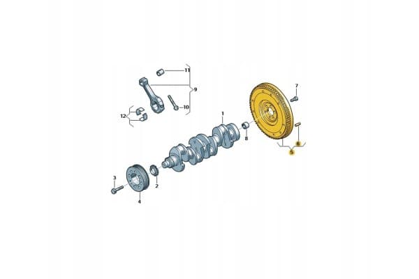 Volante Motor Original OE 03C105269P nuevo 2