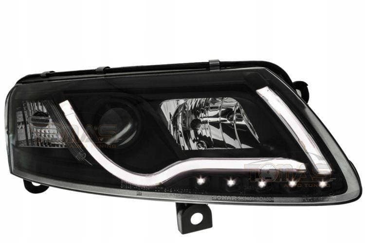 Faros delanteros LED tipo tubo para Audi A6 C6 04-08 nuevo