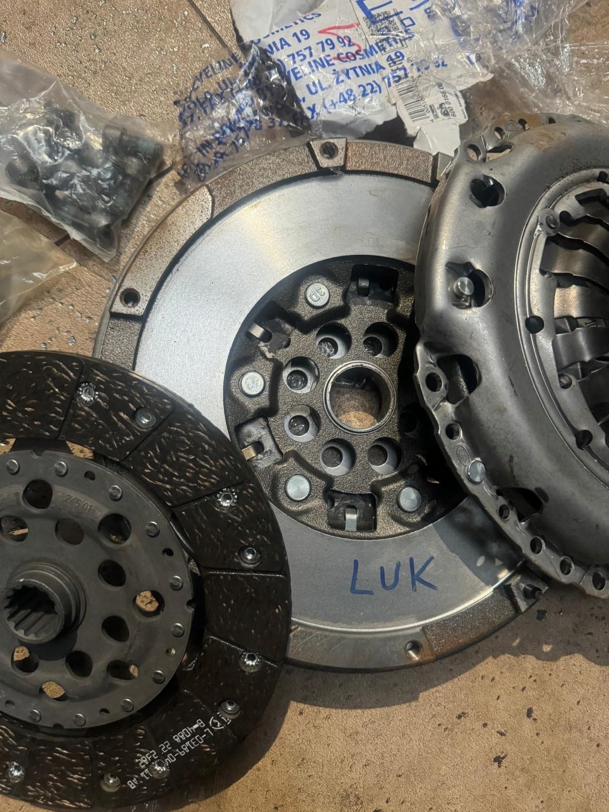 Kit de Embrague con Volante Motor Bimasa Luk 600 0166 00 nuevo 4
